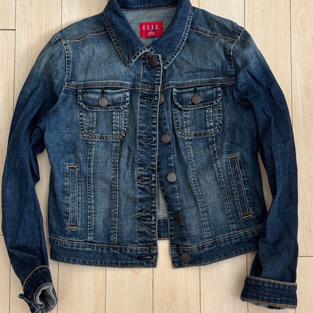 Elle Women's Dark Blue Jean Jacket